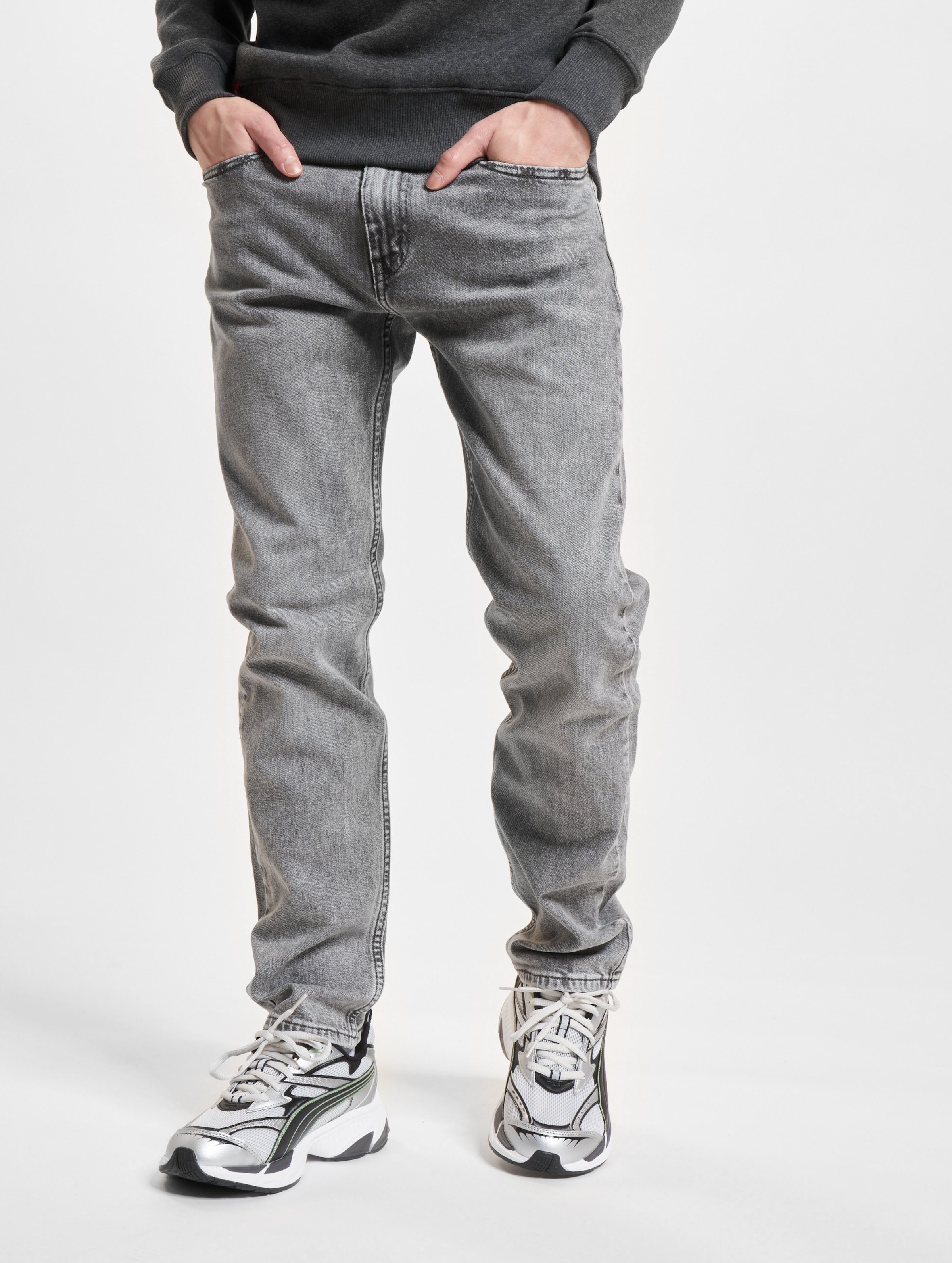 Levi's 502 Taper Hi Ball Slim Fit Jeans Mannen op kleur grijs, Maat 2832