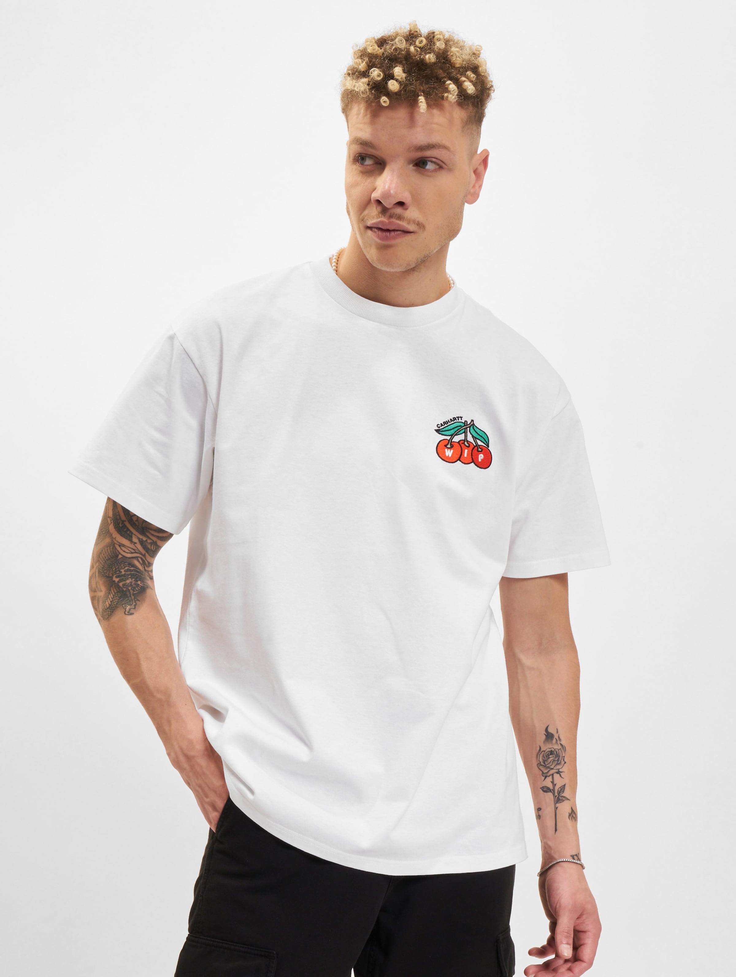 Carhartt WIP Blush T-Shirt Männer,Unisex op kleur wit, Maat XL