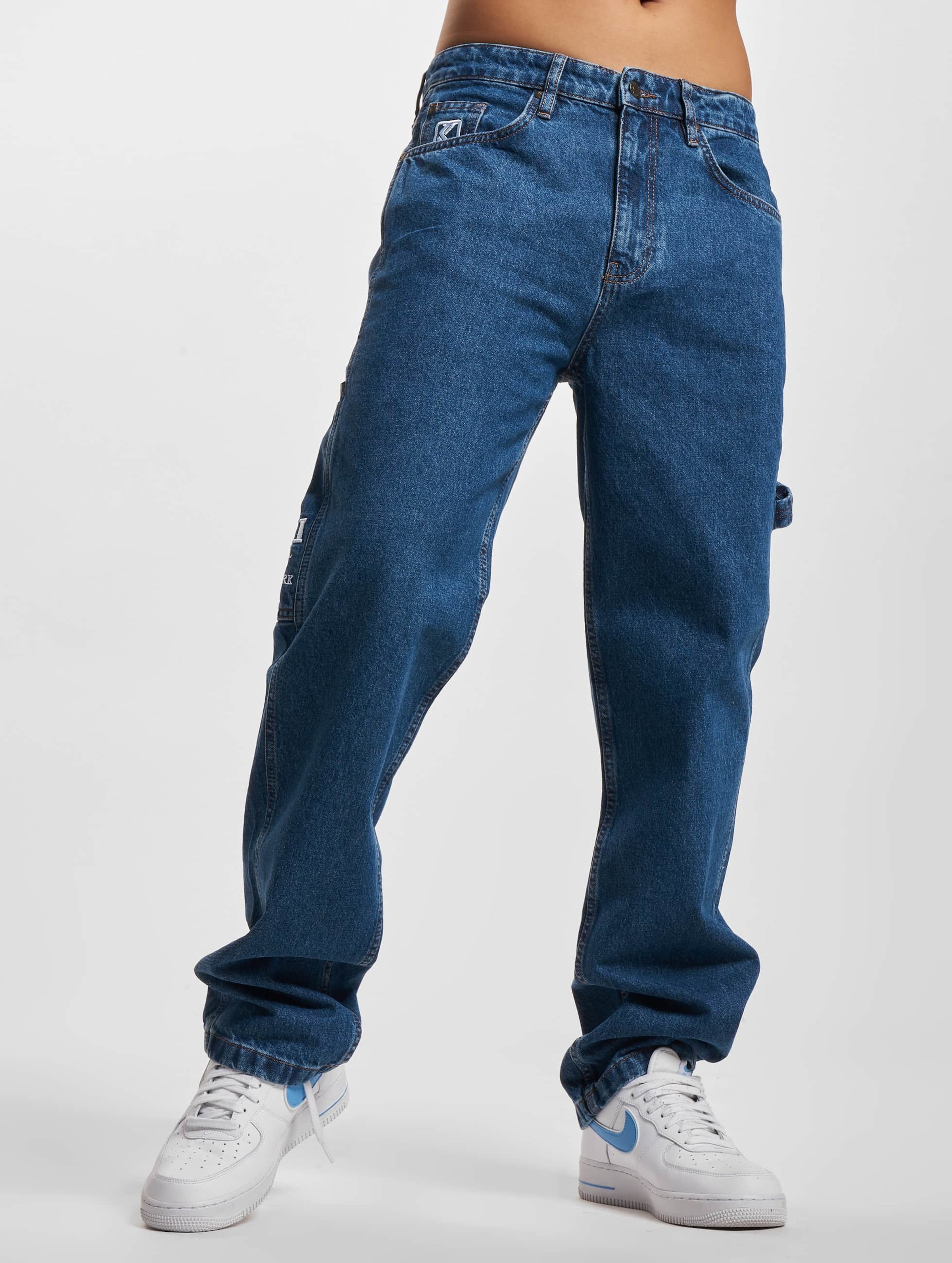 KARL KANI◆デニム バギー ジョーツ Denim Baggy Jorts [D blue] Vintage 90's Karl Kani Baggy Fit Raw Denim Jeans Shorts