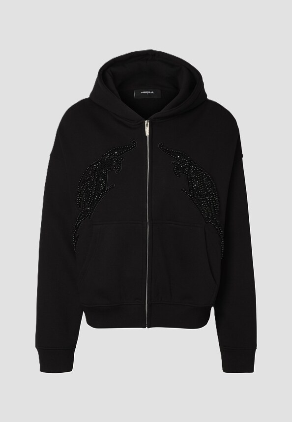 DOUBLE AVES PEARL FRONTZIP-3