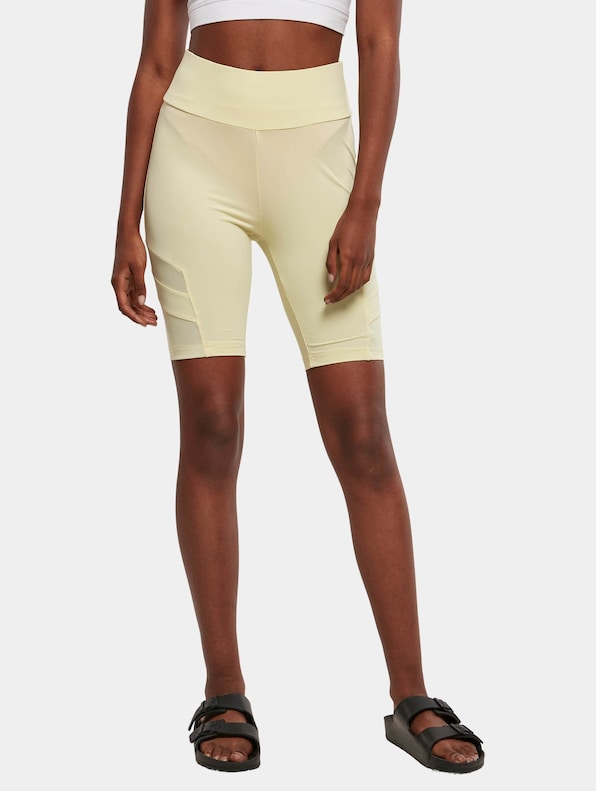 Ladies High Waist Tech Mesh Cycle-0