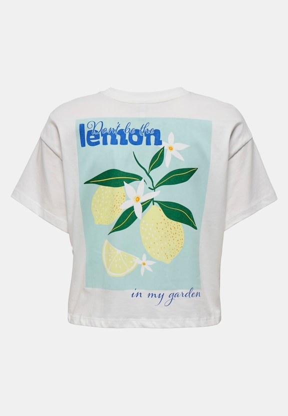 ONLANNBEL LIFE S/S BOXY CROP TEE CS JRS-1