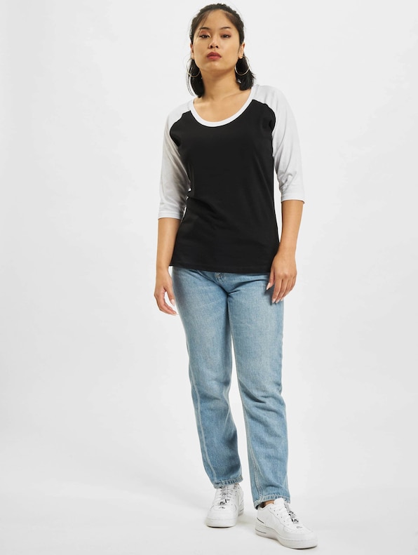 3/4 Contrast Raglan -4