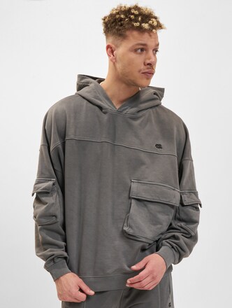 PEGADOR Harvey Terry Cargo Boxy Hoodies