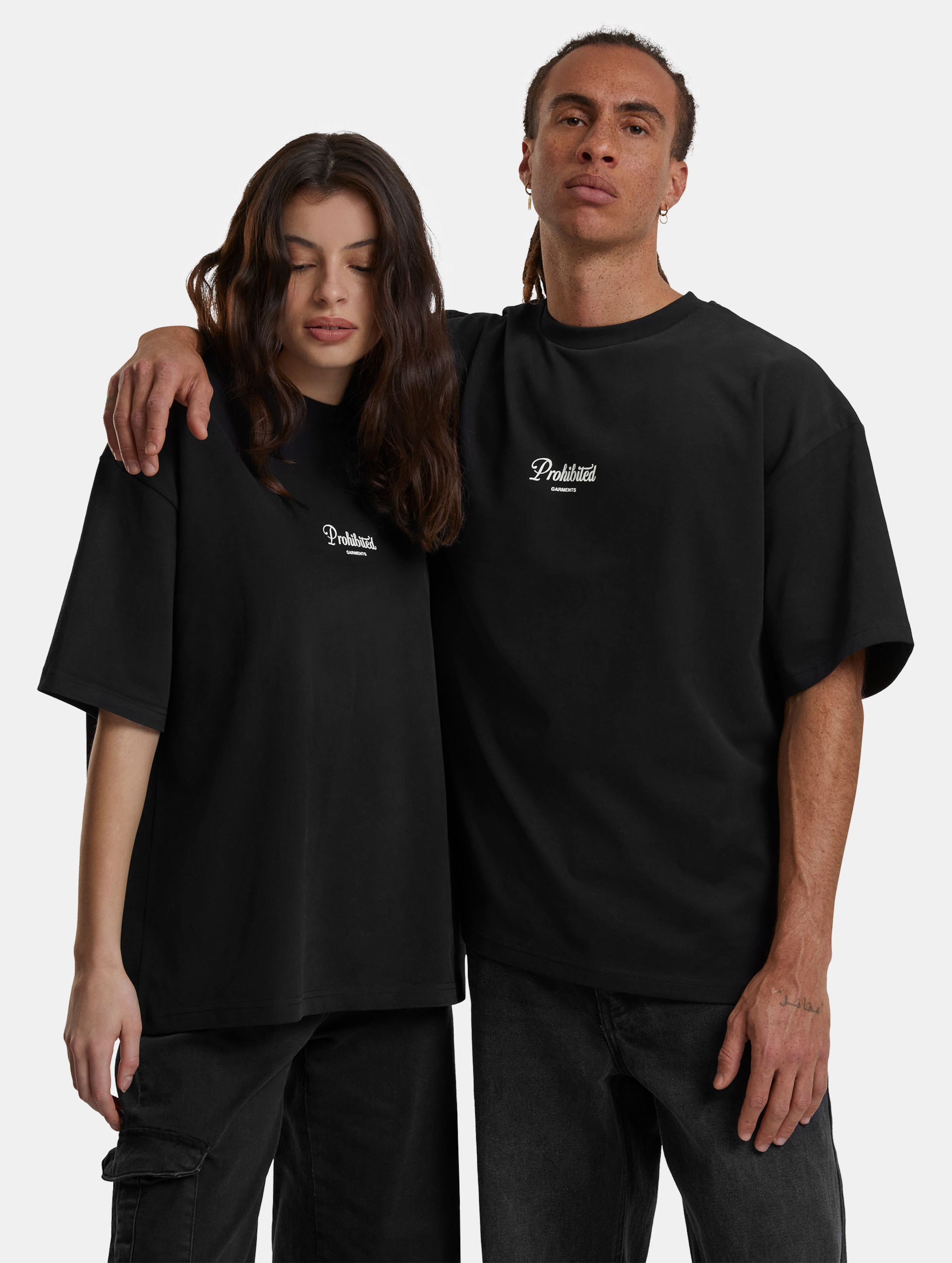 Prohibited PB Garment T Shirts Frauen,Männer,Unisex op kleur zwart, Maat XXL