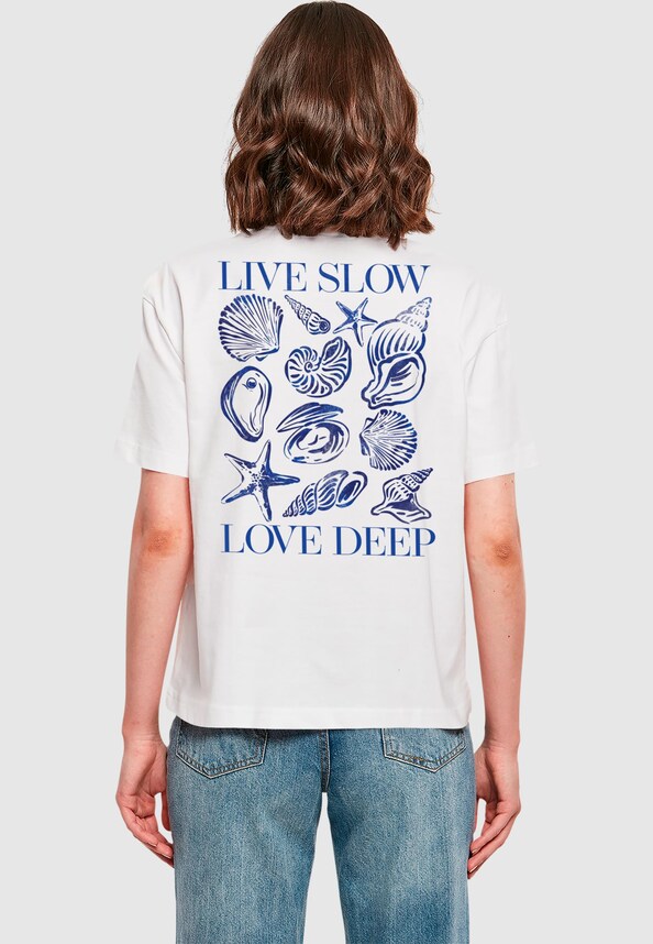 Live Slow Seashells Tee-1