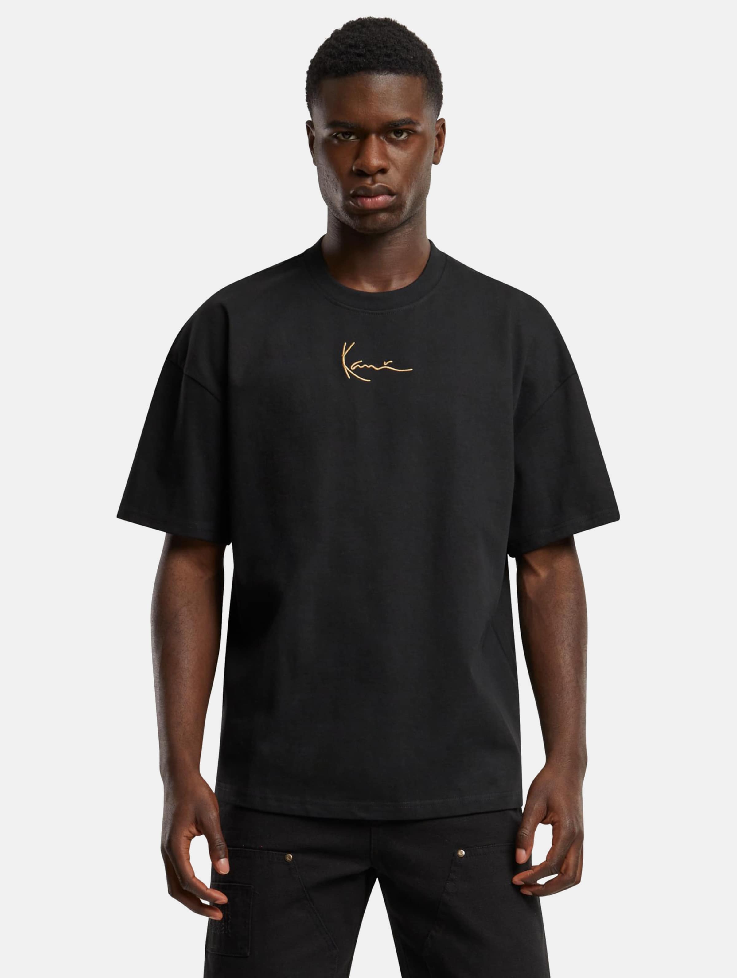 Karl Kani Small Signature Heavy Jersey T-Shirt Männer,Unisex op kleur zwart, Maat XS