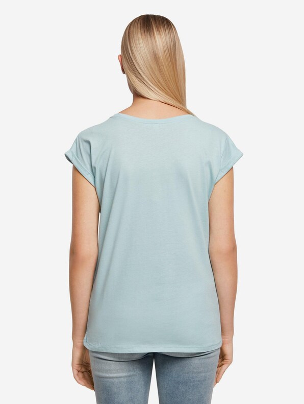 Build Your Brand Ladies Extended Shoulder T-Shirts-1