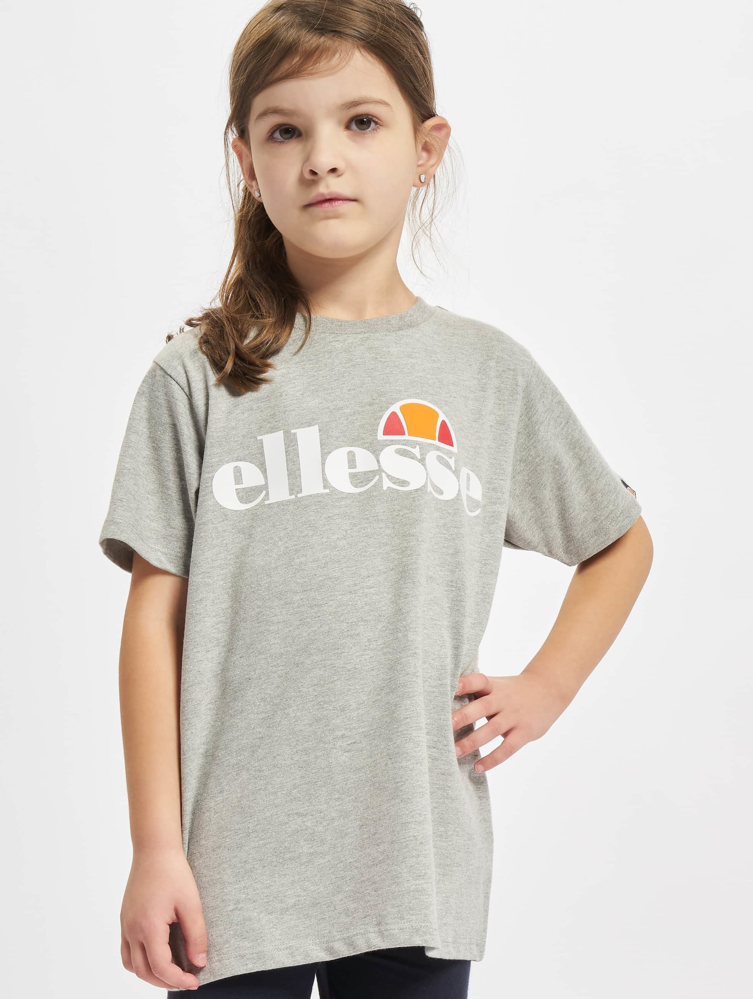 Ellesse Jena T-Shirt Kinderen op kleur grijs, Maat 104