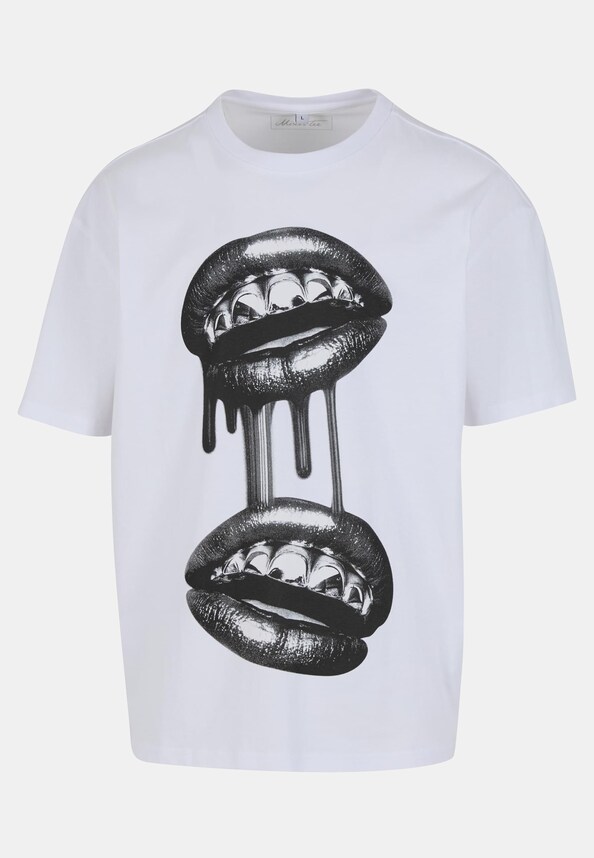 Grillz Lips Oversize Tee-2