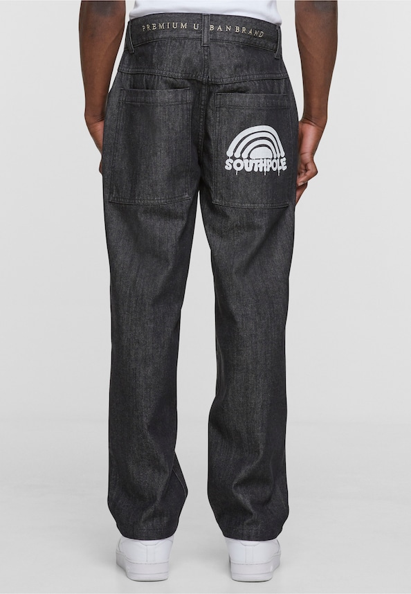 Southpole Spray Logo Denim-1