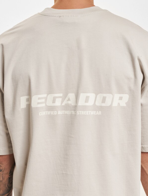 PEGADOR Colne Logo Oversized T-Shirts-3