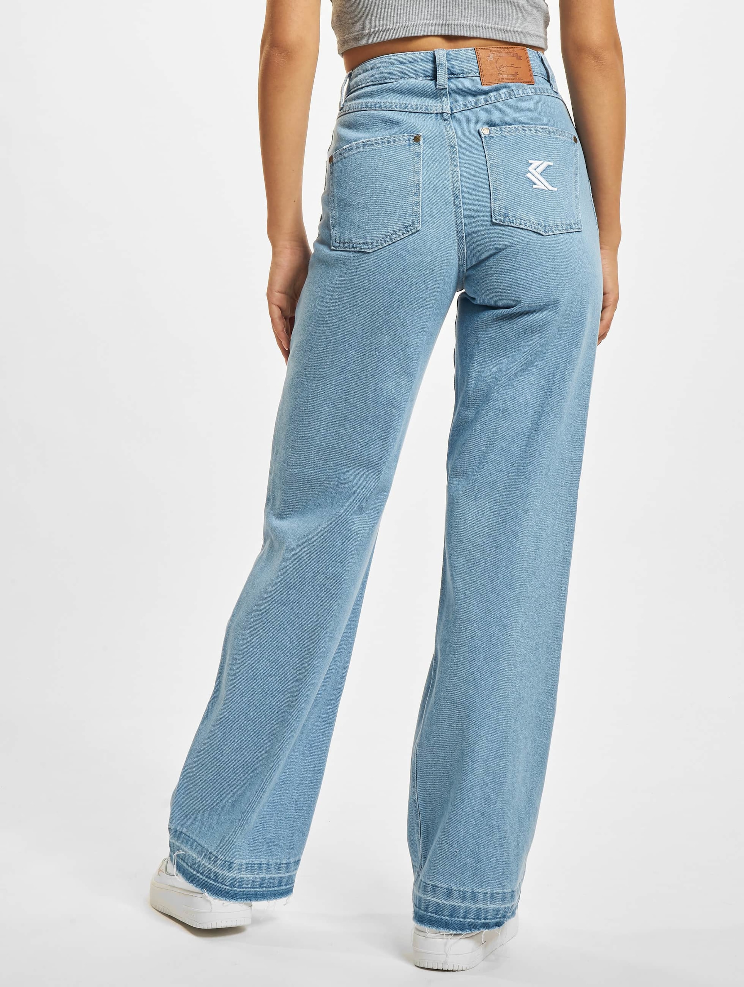 KW222-008-1 KK OG Distressed Wide Leg Denim Pants