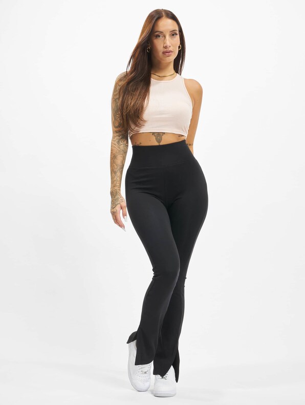 Ladies High Waist Side Slit -5