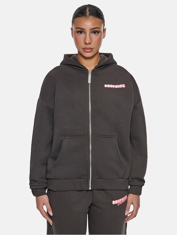 Dropsize Essential Crew Zip Hoodies-0