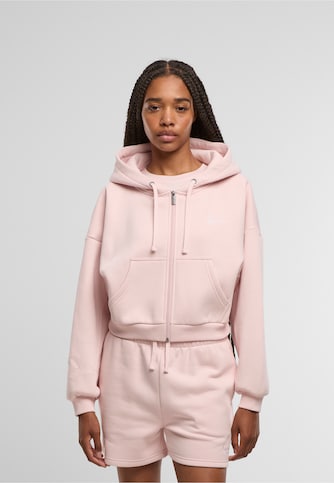 Small Signature Essential Crop Zip Hoodie