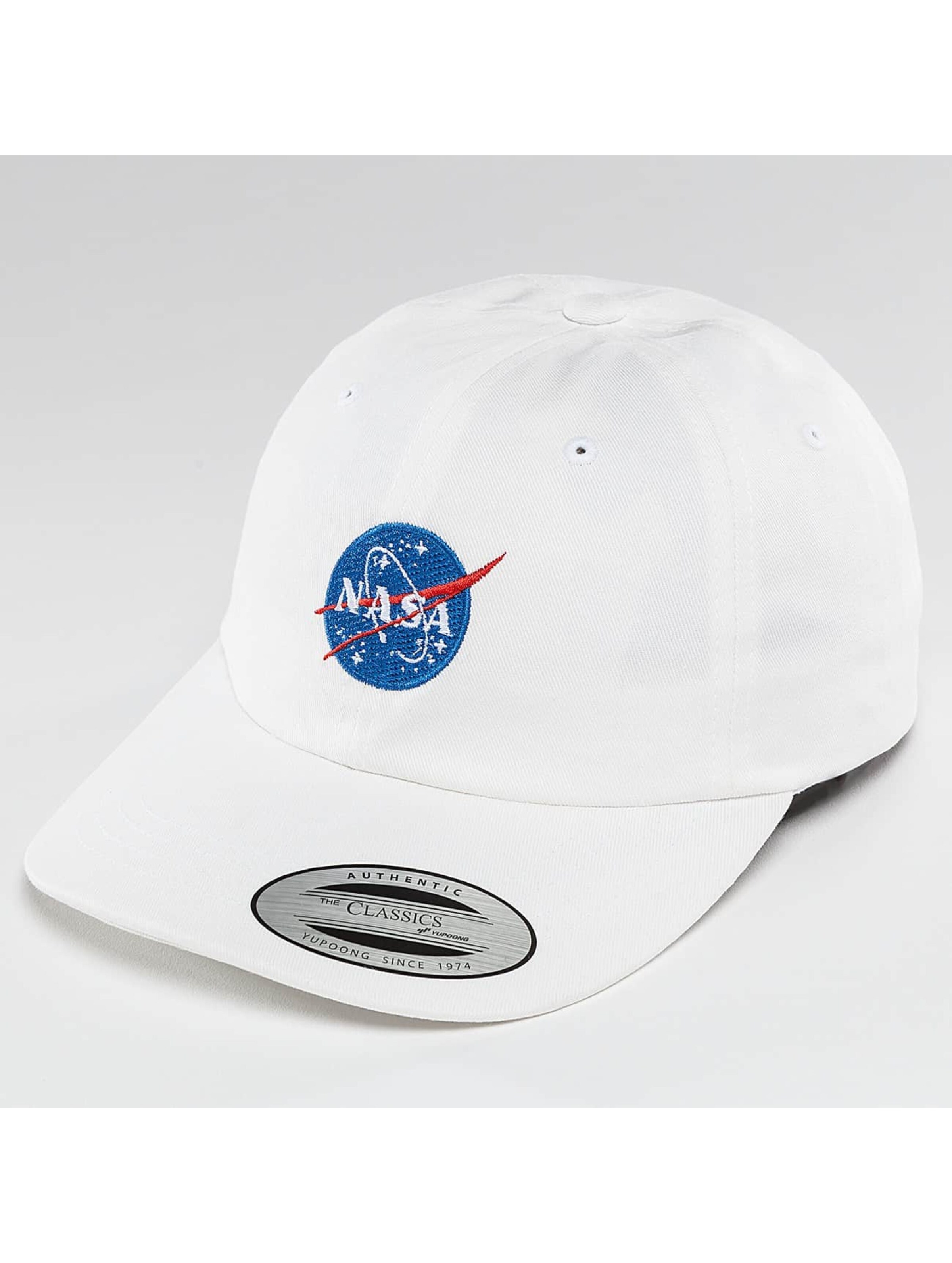 Mister Tee NASA Dad Cap Vrouwen op kleur wit, Maat KIDS