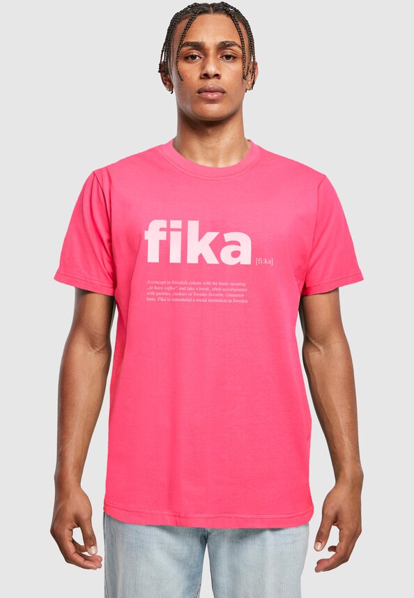 Fika Definition T-Shirt Round Neck-0