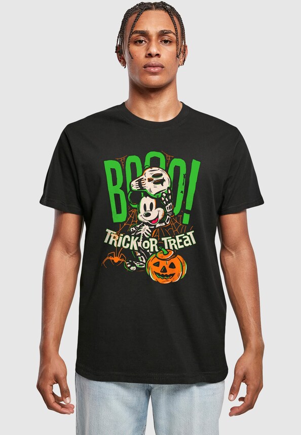 Mickey Mouse - Halloween Booo Trick Or Treat T-Shirt-0