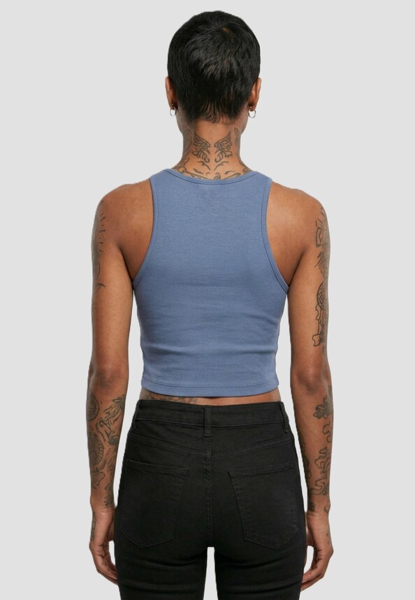 Ladies Cropped Rib-1