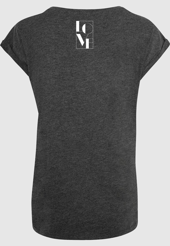 Ladies Love Extended Shoulder Tee-5