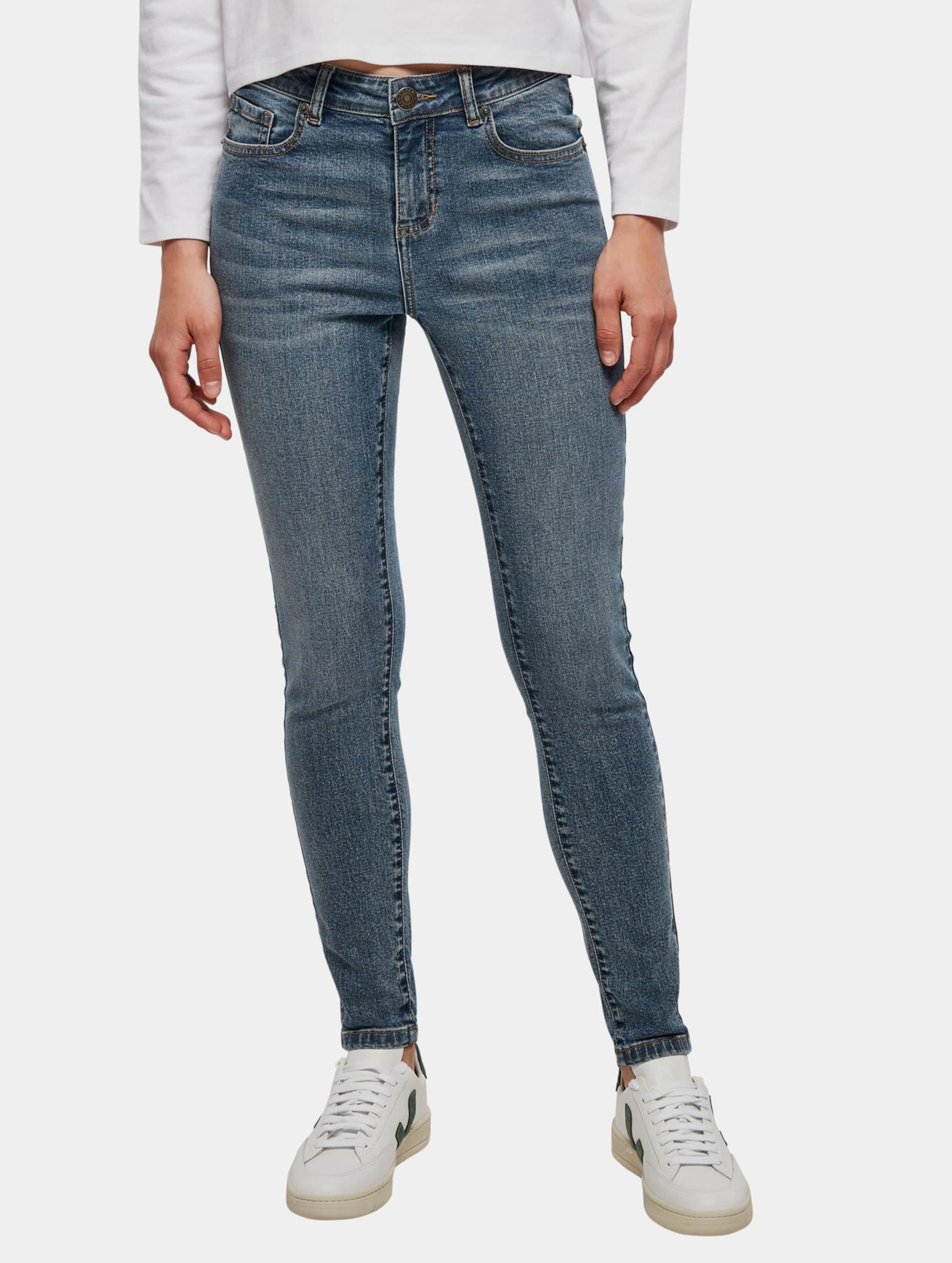 Urban Classics Ladies Mid Waist Skinny Jeans product