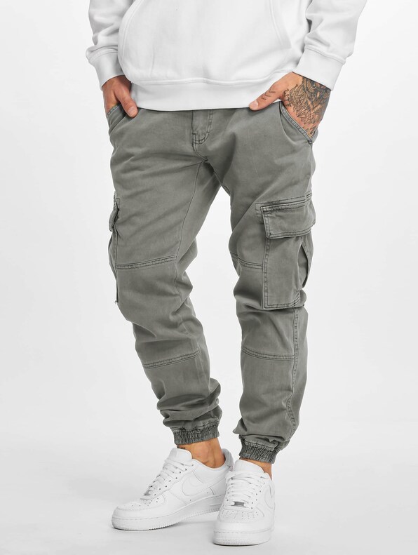 Washed Cargo Twill Jogging-3