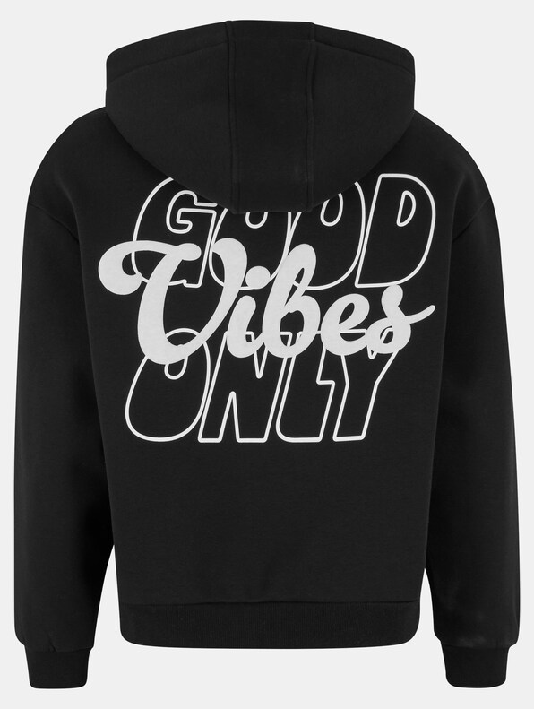 Mister Tee Good Vibes Wording Fluffy Hoody-5