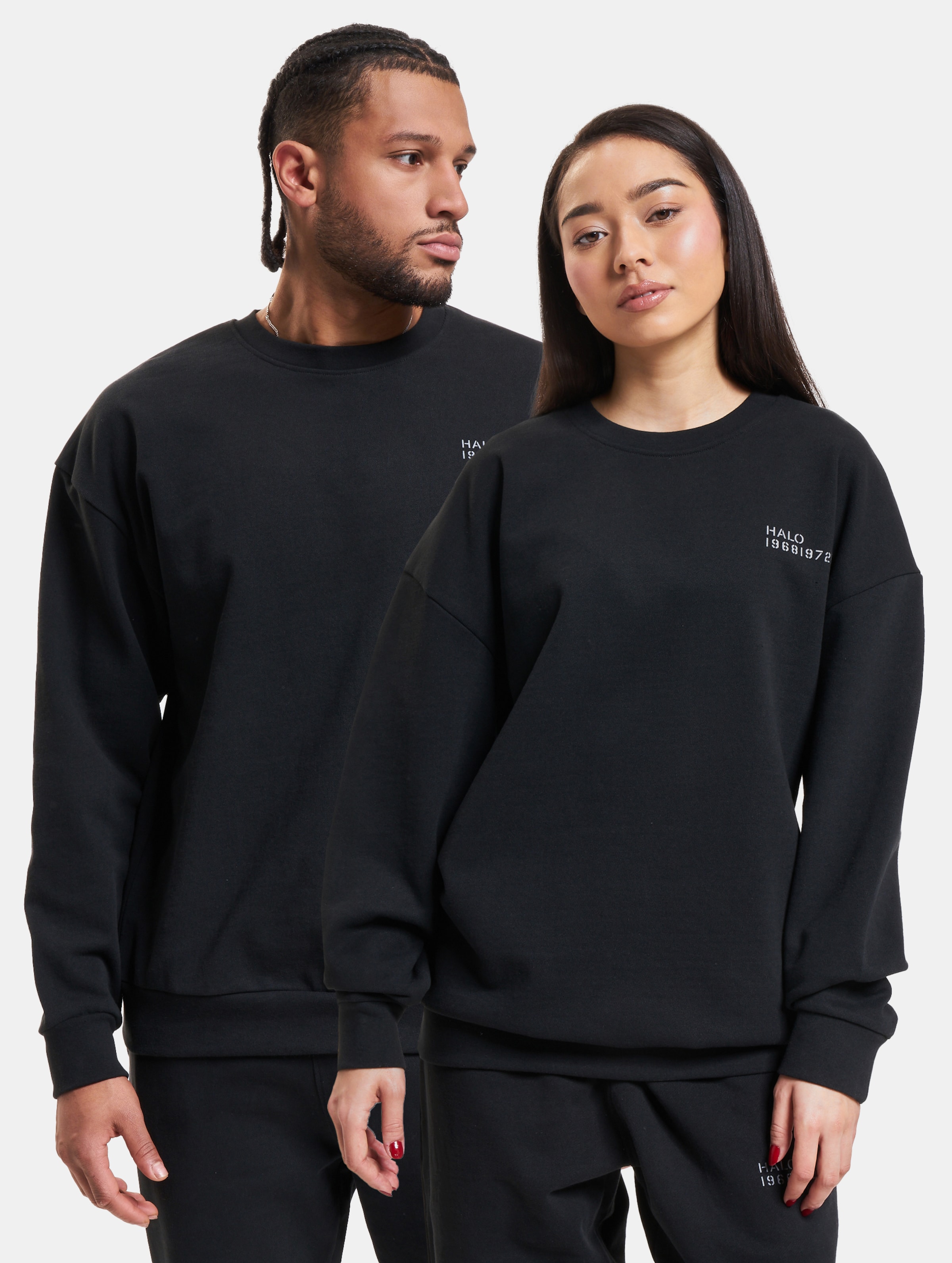 HALO Essential Crew Sweatshirt Vrouwen op kleur zwart, Maat S