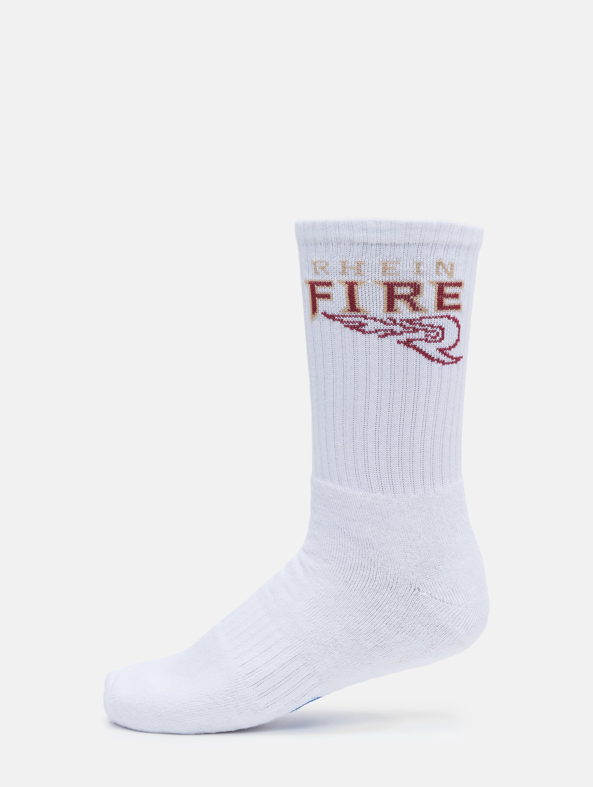 European League Of Football Rhein Fire Socken Vrouwen op kleur wit, Maat 4244