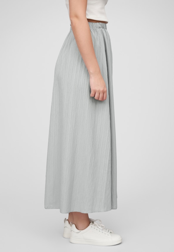 Cloud5ive Damen Longform Rock mit Strukturmuster und Gummibund-3