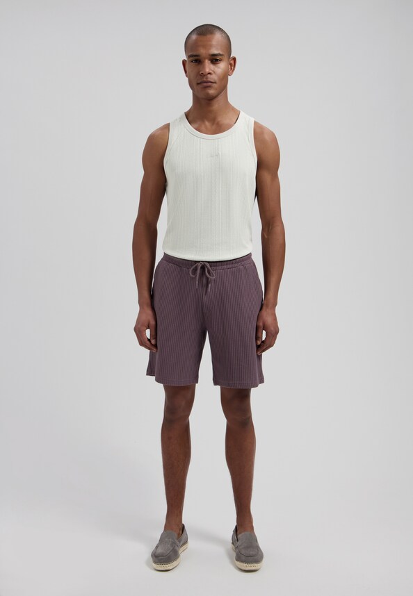 Logan Waffle Sweatshort-3