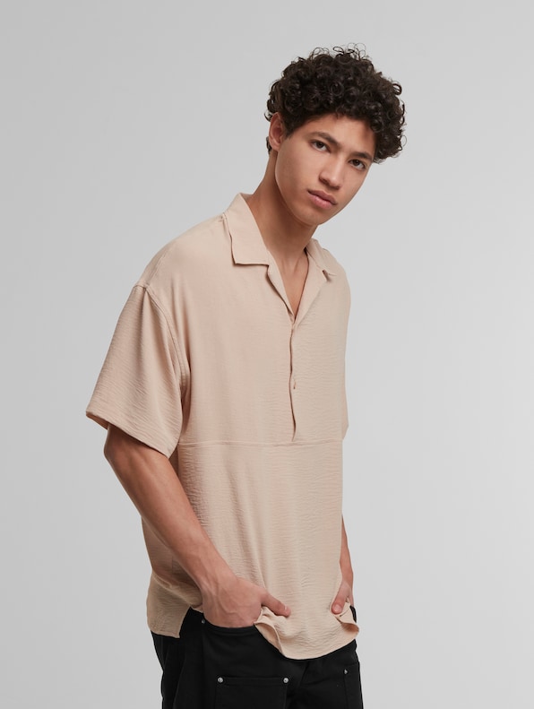 2Y Premium Wrinkled Textured Blouse Hemd-0