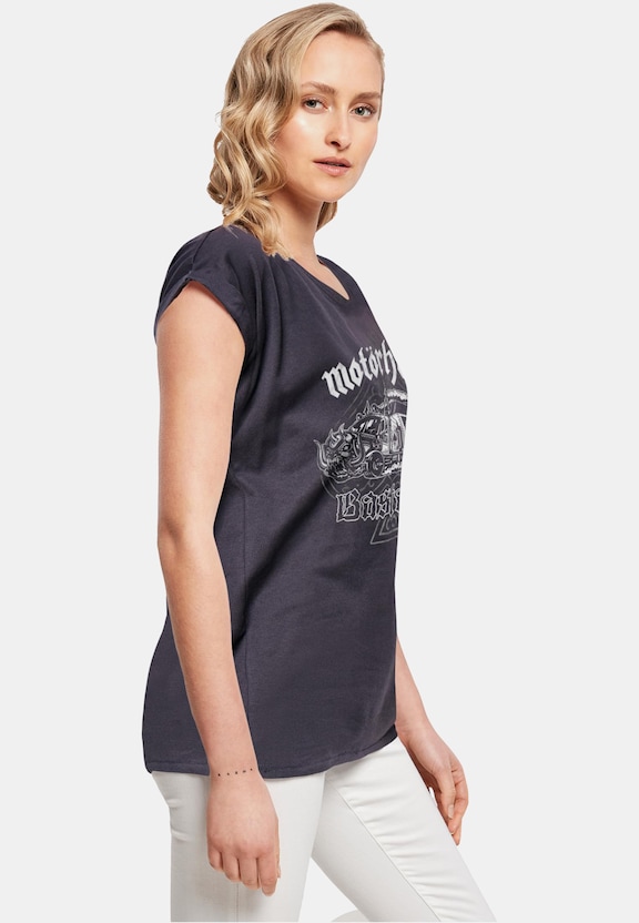 Ladies Motörhead - Bastards Train Extended Shoulder Tee-3