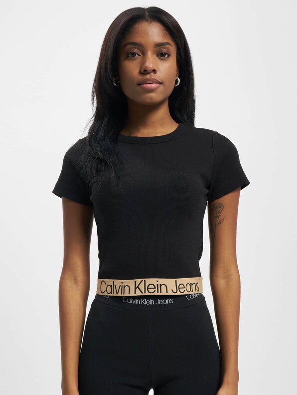 Calvin Klein Jeans Logo Tape Sweater, DEFSHOP