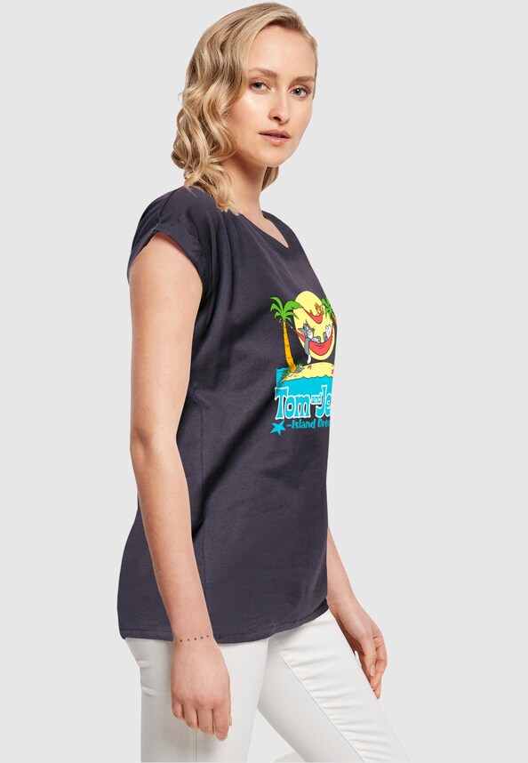 Ladies Tom and Jerry - Hammock Dreams T-Shirt-3