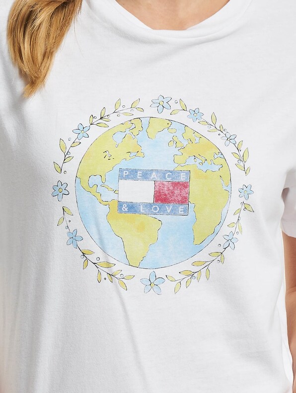 Tommy Jeans Crop Globe T-Shirt-3