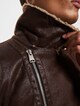 VSCT Clubwear Sheepskin Biker Jacket-4
