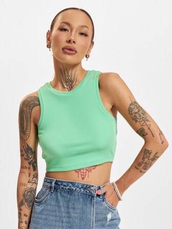 Vilma Jersey Sleeveless Cropped
