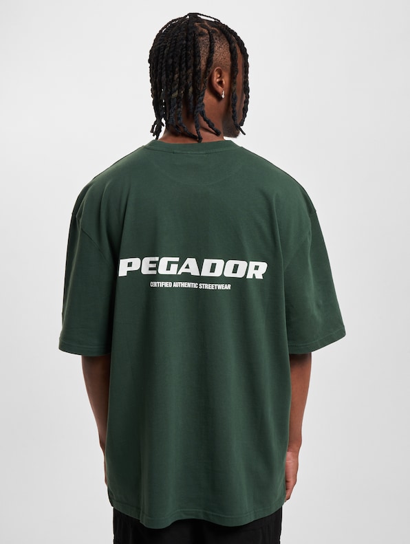 PEGADOR Colne Logo Oversized T-Shirts-1