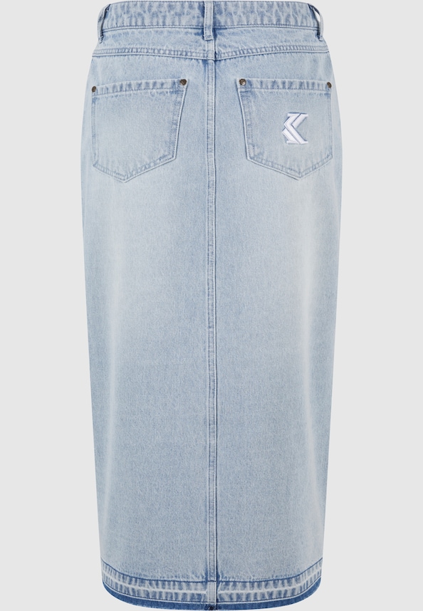 KW242-033-1 Karl Kani OG Long Denim Skirt-4