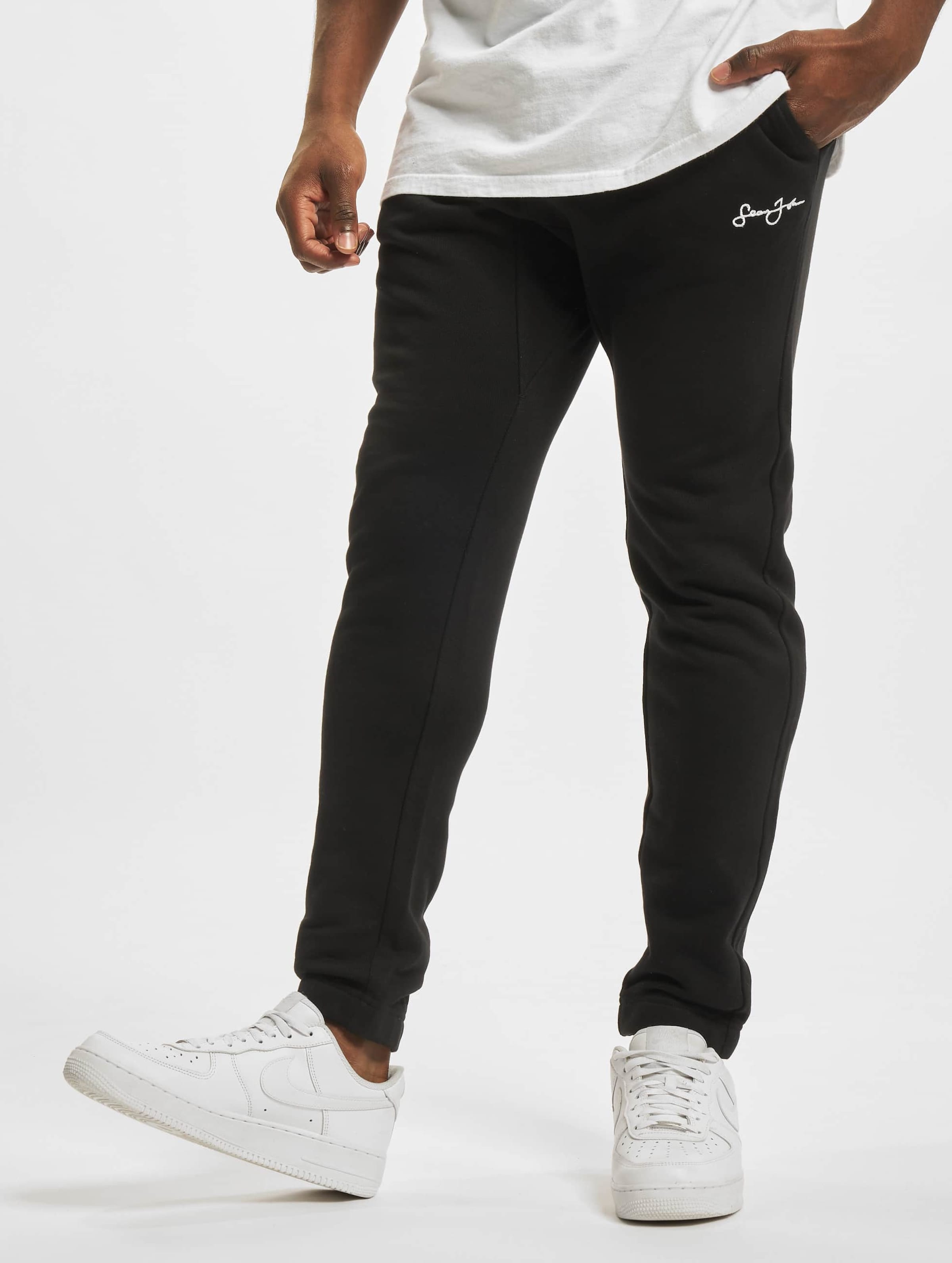 Sean John JM-PL011-001-01 Classic Logo Essential Pants black Männer,Unisex op kleur zwart, Maat S