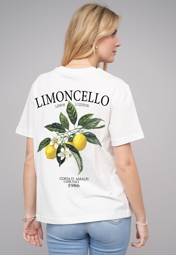 Ladies 77 Limoncello White Tee-1