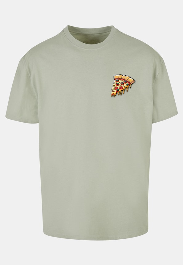 Pizza Comic Heavy Oversized Tee-0