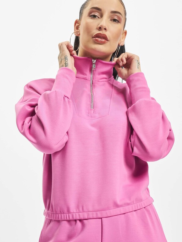 Scarlett L/S Cuff Half Zip-0