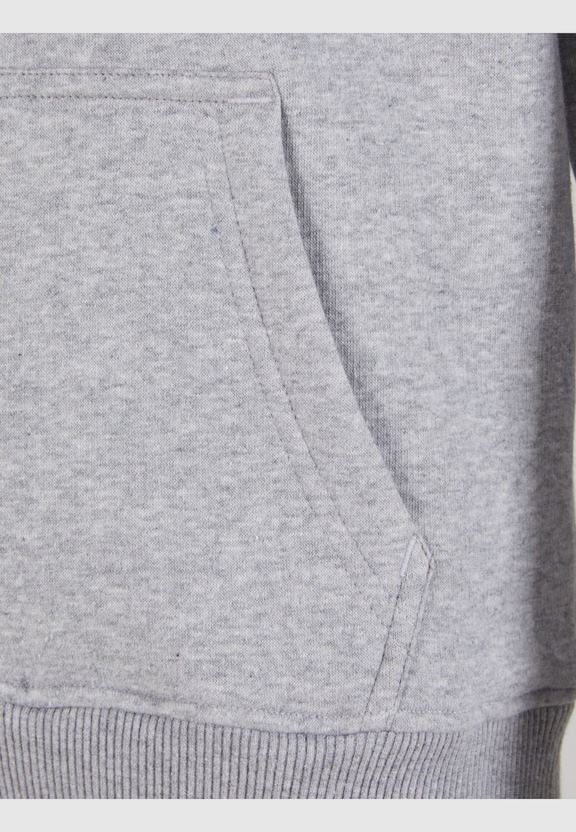 Basic Logo Print Hoodie-2