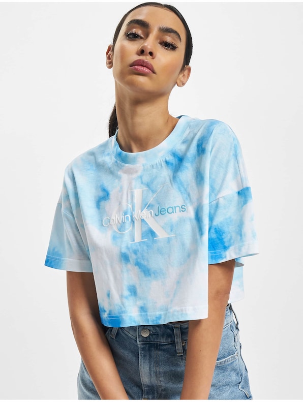 Calvin Klein Jeans Aqua All Over Print | DEFSHOP | 23179