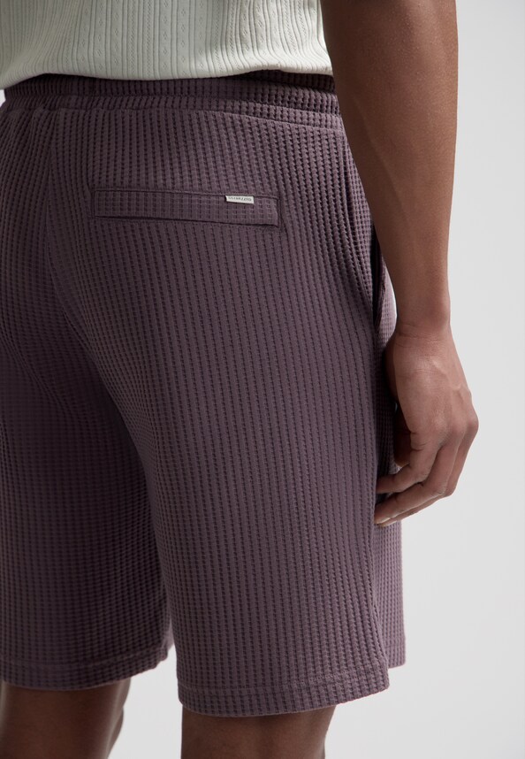 Logan Waffle Sweatshort-4