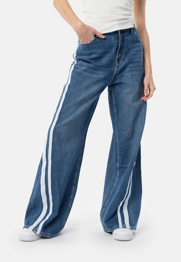 TAMEA STRIPES - denim-0