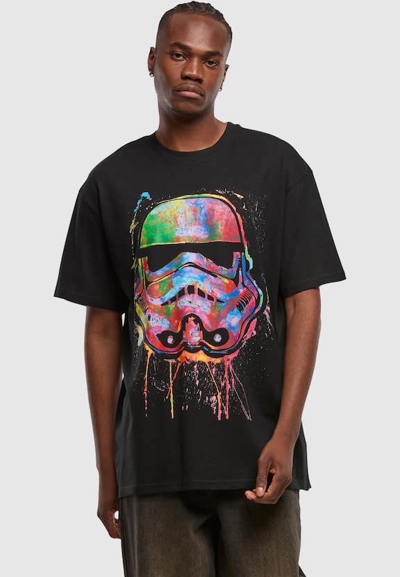 Stormtrooper  Paint Splats with Heavy Oversize Tee-0